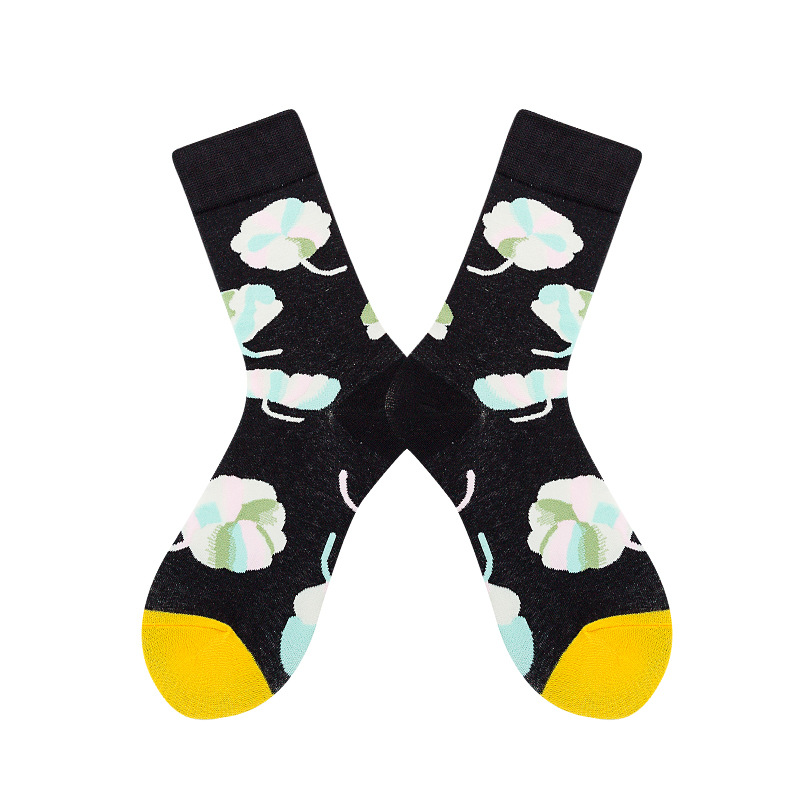 French Art Socks Cotton Female Socks Tide Four Seasons Ins Socks